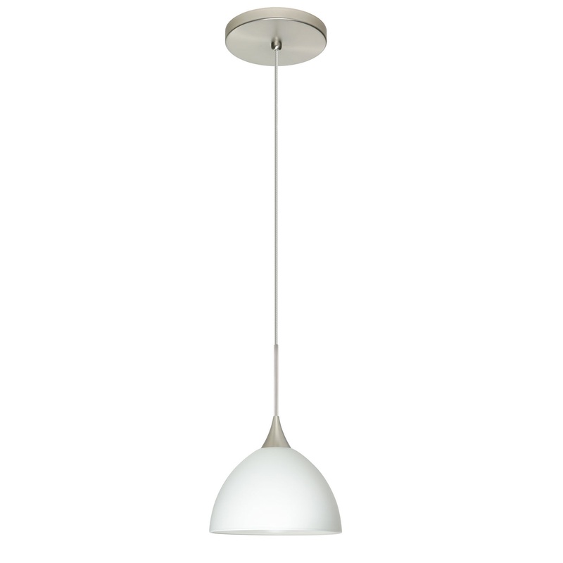 Besa 1XT-467907-SN Brella One Light Pendant Satin Nickel