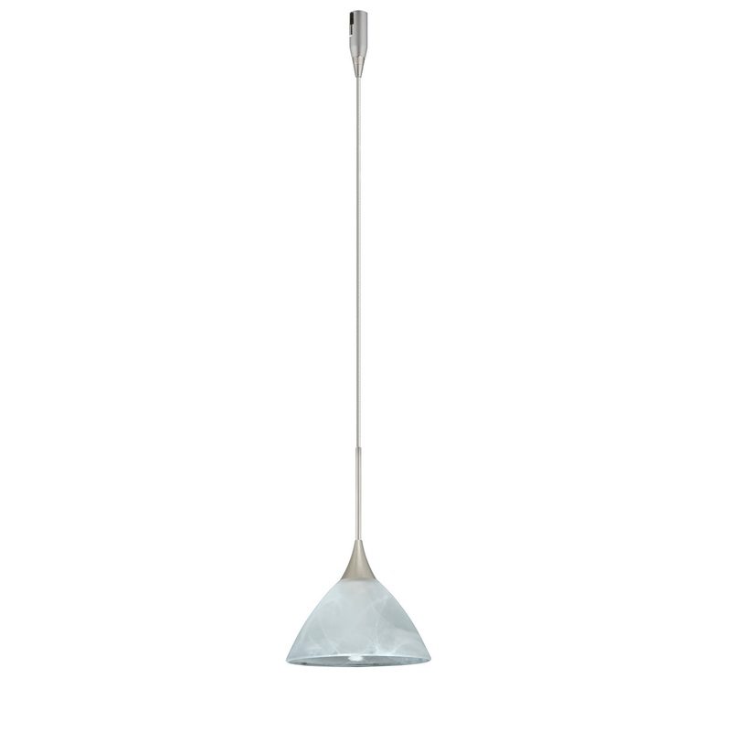 Besa RXP-174352-SN Domi One Light Pendant Satin Nickel