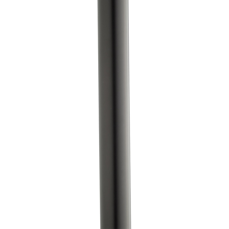 Kichler 9542BK Outdoor Post, Black Material (Not Painted)