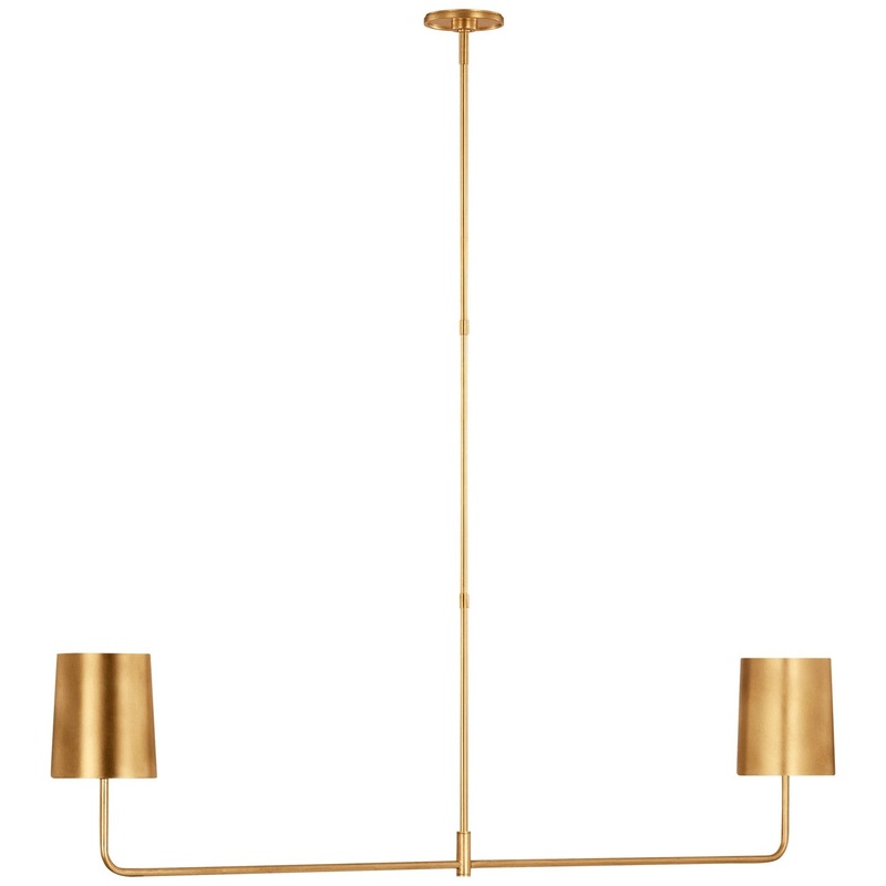 LED Chandelier from the Go Lightly Collection in Gild Finish by Visual Comfort Signature