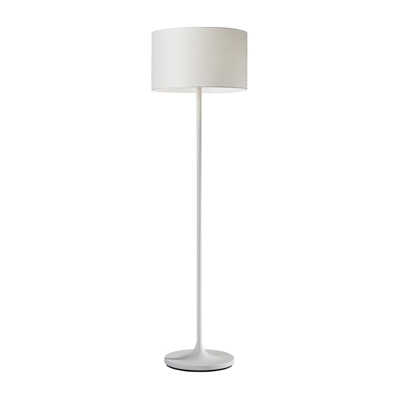Oslo Floor Lamp White Metal