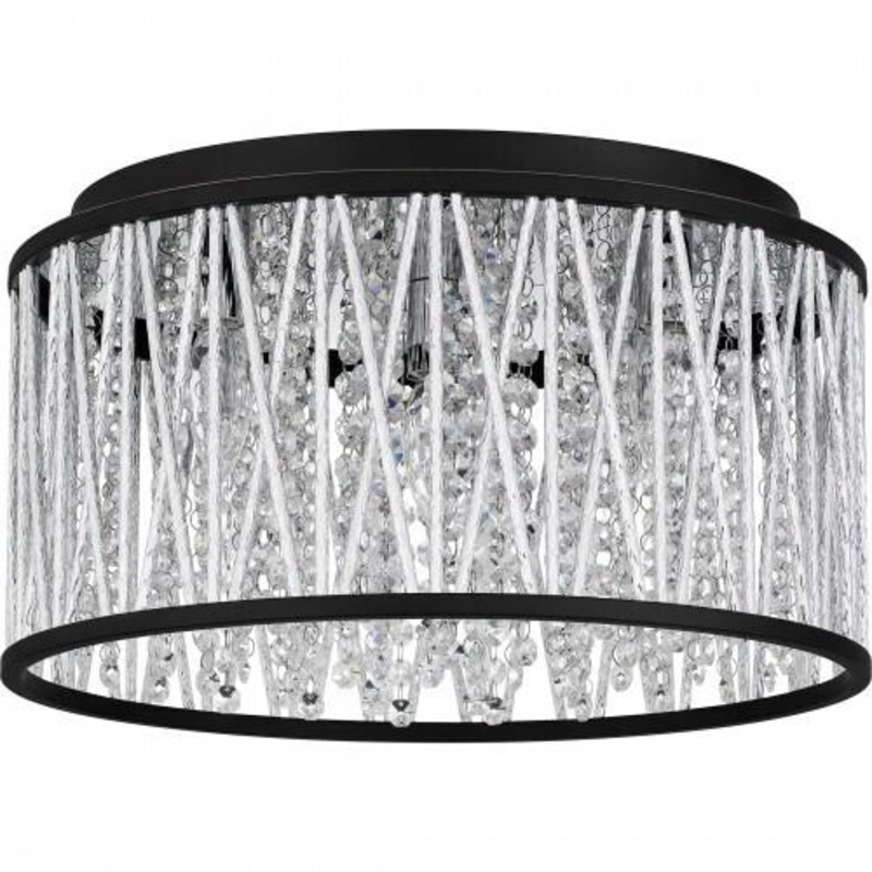 Quoizel PCCET1616MBK Celeste Flush mount 5 lights matte black. Flush Mount
