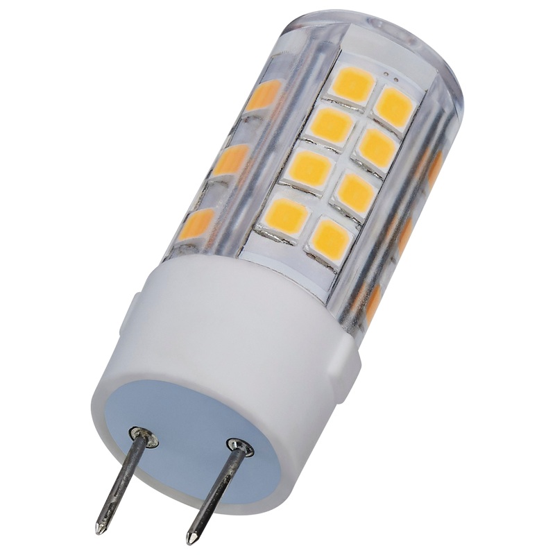 4.5 Watt T6 LED – Clear Finish – G8 Base – 3000K – 120 Volt Light Bulb by Satco