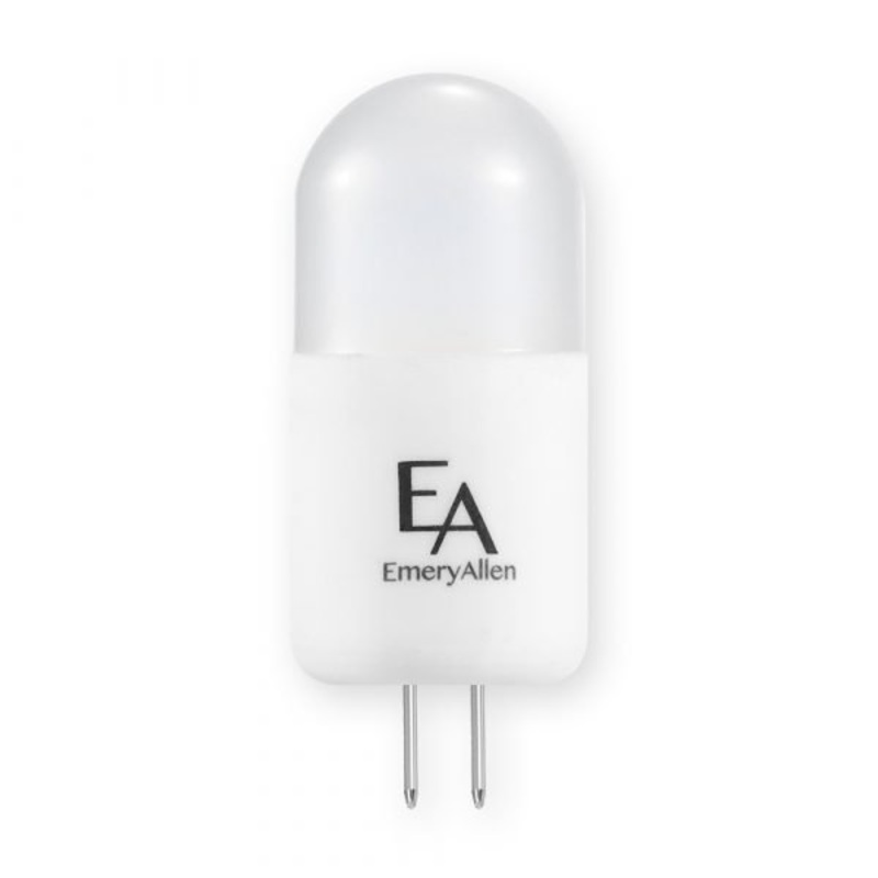 4 Watt LED, 300  Lumens, G4 Bi Pin base, 12 Volt Light Bulb by Emery Allen