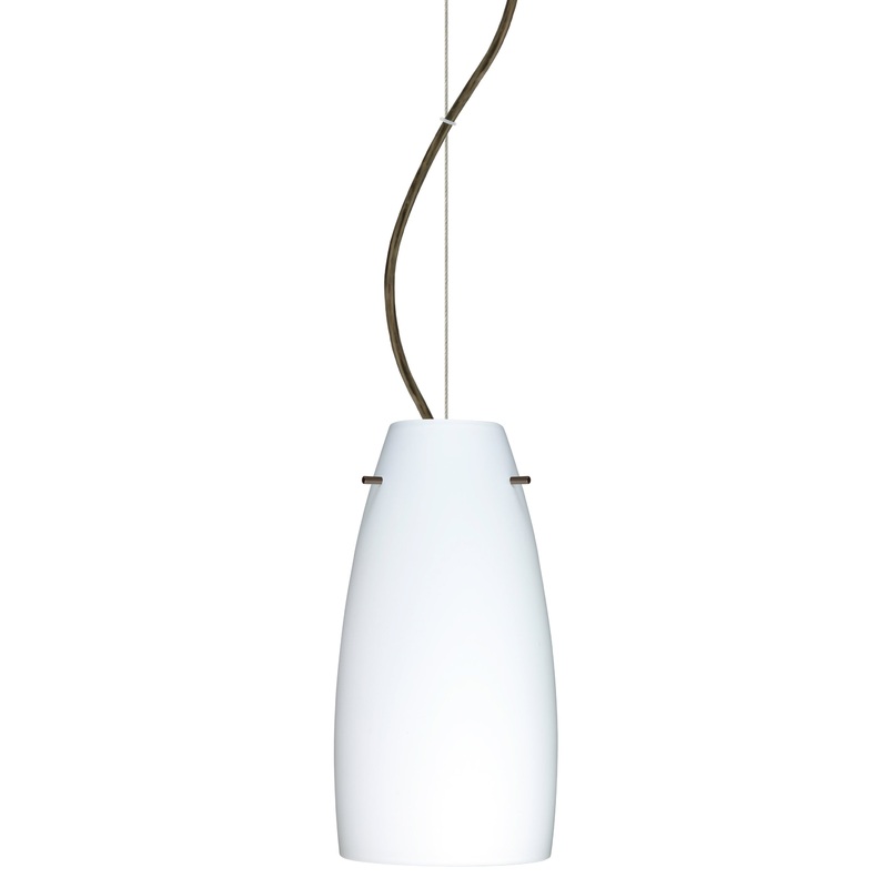 Besa 1KX-151207-BR Tao One Light Pendant Bronze