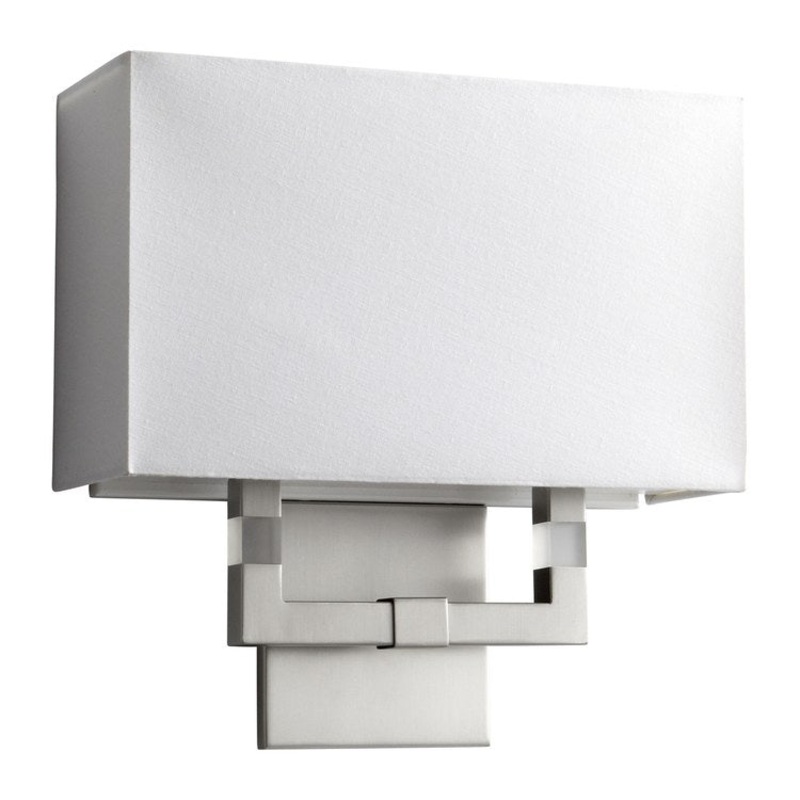 Chameleon Single-Light Bathroom Wall Sconce – Satin Nickel