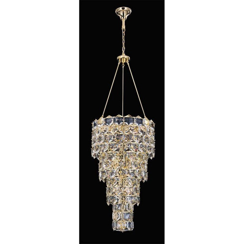 Glacier 20-Light Chandelier Chrome