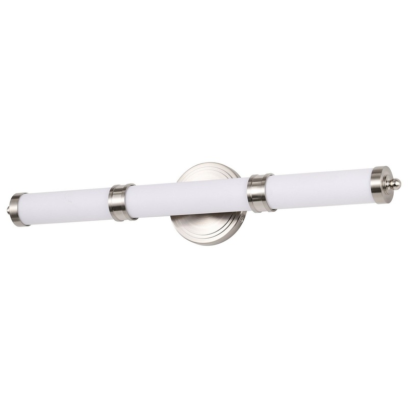 LED Vanity from the Kagen Collection in Brushed Nickel Finish by Nuvo Lighting