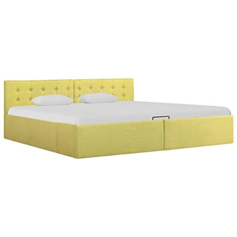 SKM Giroletto Idraulico e Contenitore Lime Giallo Tessuto 180x200cm