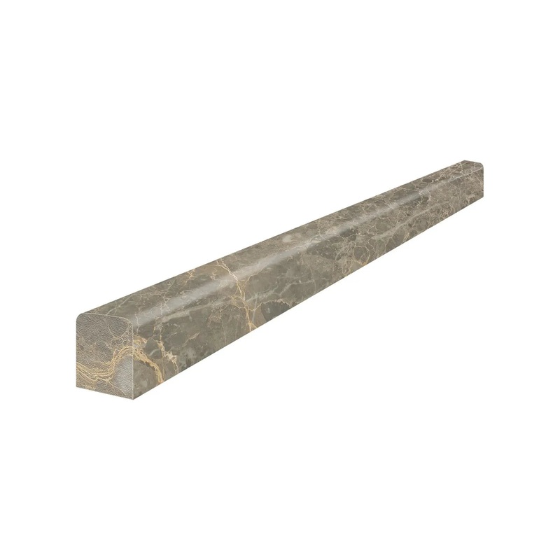 1/2″ x 12″ Velutto Ash Honed Marble Deco-Bar – Mini 1/2″ X 12″ x