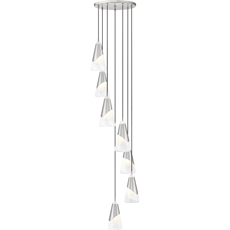 Aimie 7-Light Chandelier Brushed Nickel