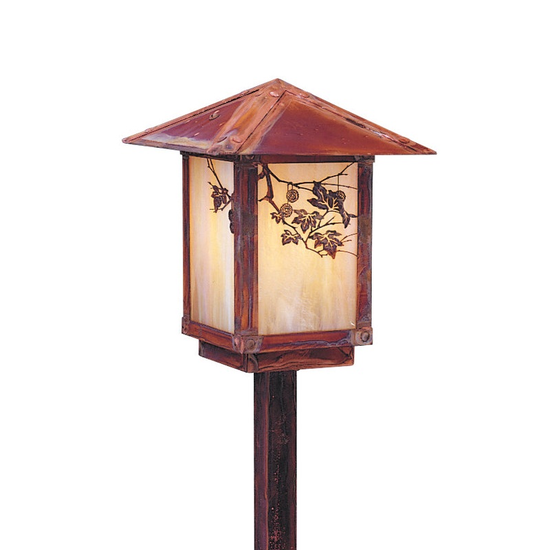 Arroyo ESP-7SFGW-RC Evergreen One Light Landscape Raw Copper