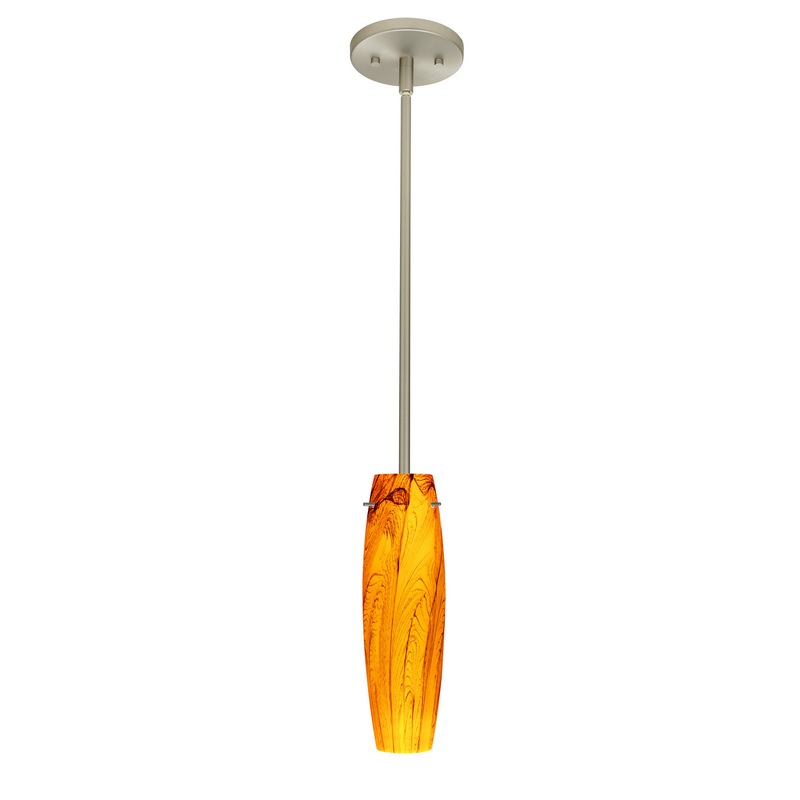 Besa 1TT-4121HB-SN Tu Tu One Light Pendant Satin Nickel