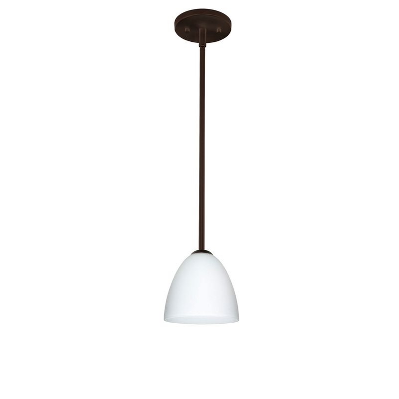 Besa 1TT-447007-BR Vila One Light Pendant Bronze