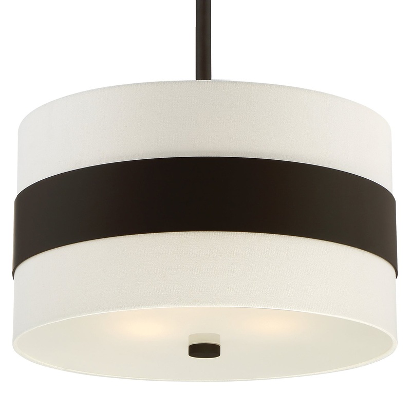 Crystorama 295-DB Grayson Three Light Chandelier Dark Bronze