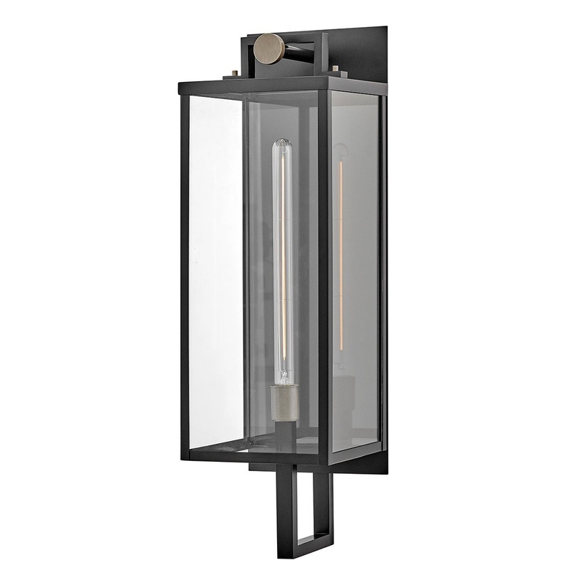 LED Outdoor Wall Mount from the Catalina Collection in Black Finish by Hinkley