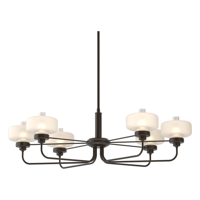 Nola Pendant Oil Rubbed Bronze Clear Glass with Frosted Diffuser (YE)