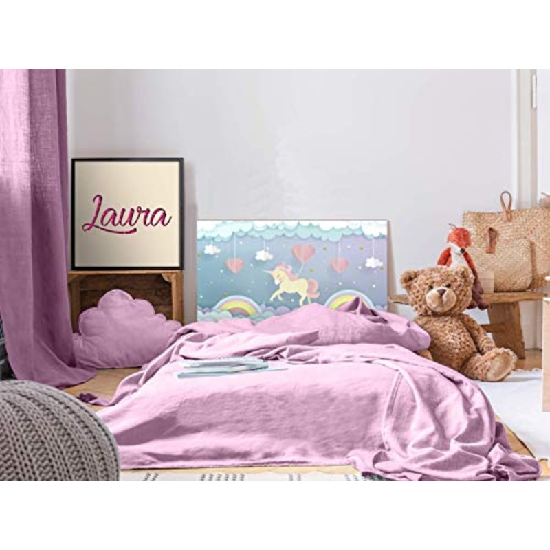 Oedim – Testiera per Bambini Unicorn in PVC, 115 x 60 cm, Disponibile in Varie Misure, Leggera, Elegante, Resistente ed Economica