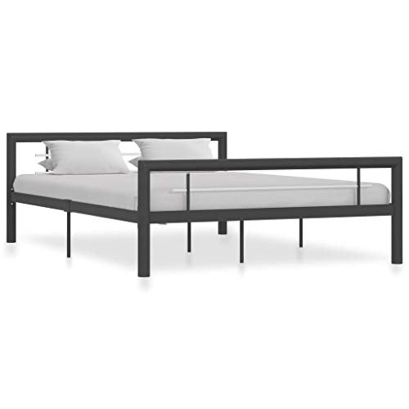 SKM Giroletto Grigio e Bianco in Metallo 140×200 cm