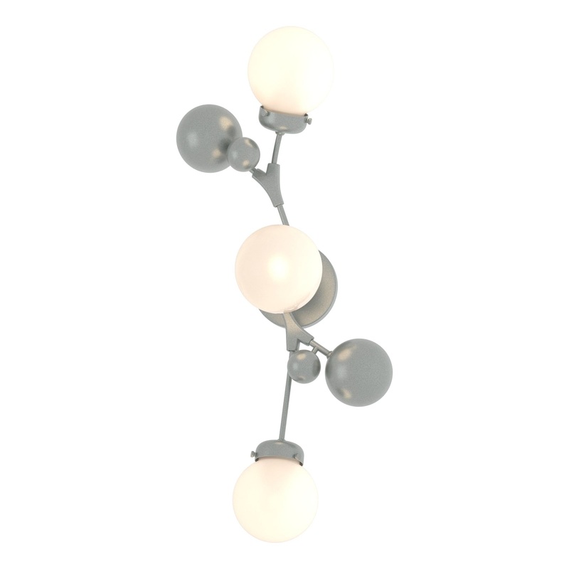 Sprig Sconce Vintage Platinum Opal Glass (GG)