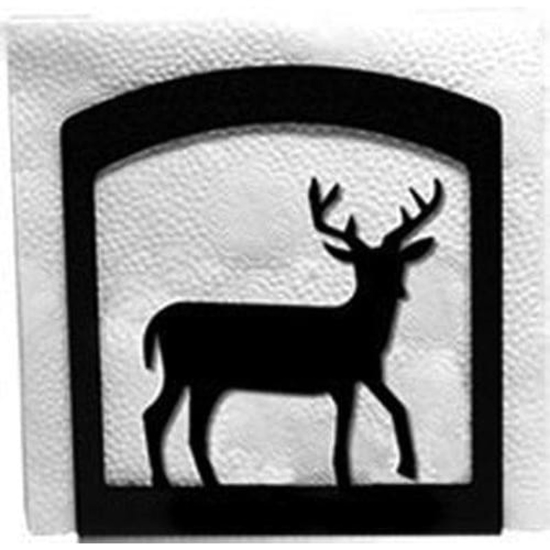 Village Wrought Iron NH-3 Deer Napkin Holder