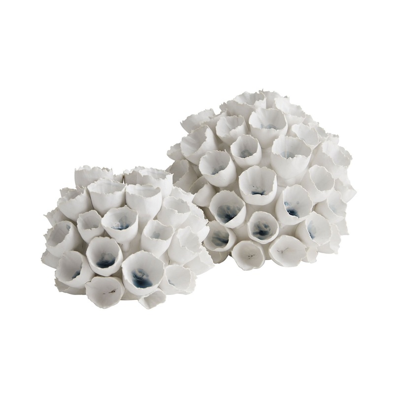 Arteriors 7825 Dakota Vase, set of 2 White