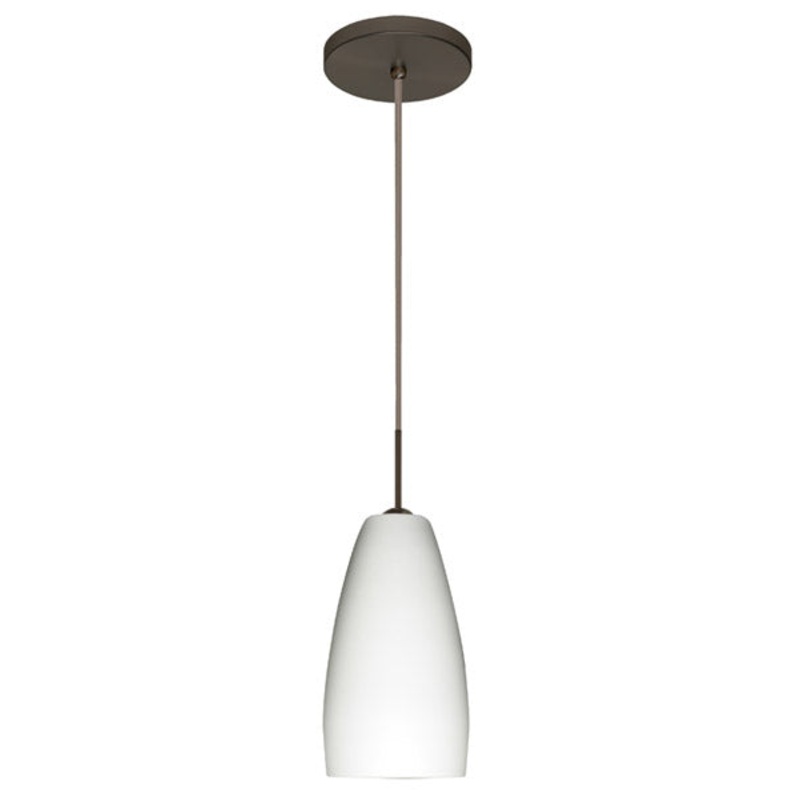 Besa 1BT-150907-BR Chrissy One Light Pendant Bronze