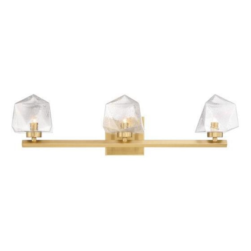 Castello 3-Light Bathroom Vanity Light Warm Brass