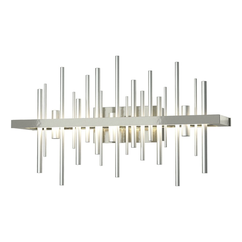 Cityscape LED Sconce Sterling Vintage Platinum