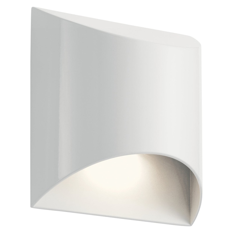 Kichler 49278WHLED LED Outdoor Wall Mount, White