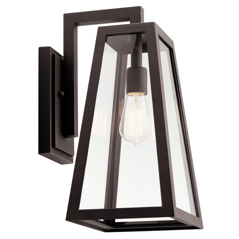 Kichler 49332RZ One Light Outdoor Wall Mount, Rubbed Bronze