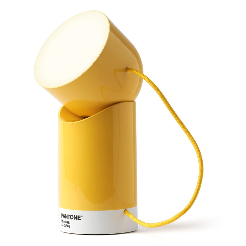 Lexon Orbe Portable Led Lamp With Moving Head PANTONE – Yellow
