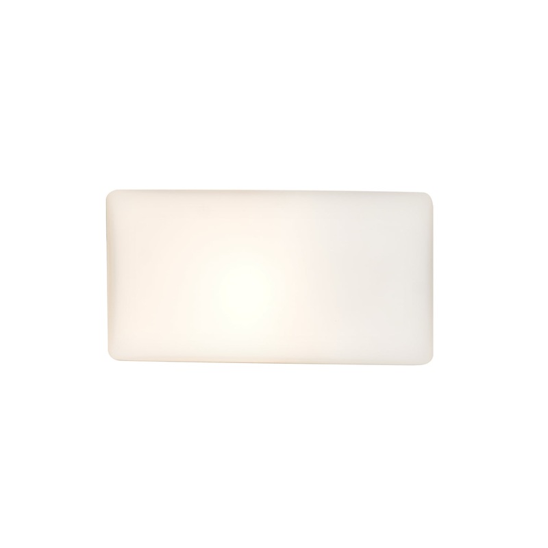 One Light Vanity from the Lido Collection in Chrome Finish by Besa