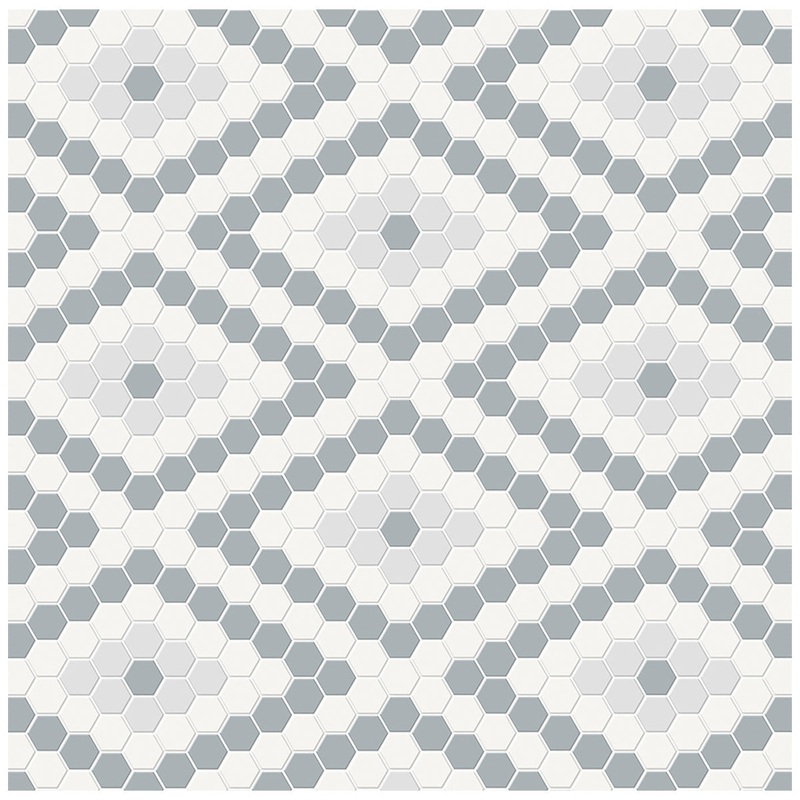 Soho Afternoon Blend Diamond Pattern Matte Porcelain Mosaics. 1 Sheet = .71 Sq. Ft.