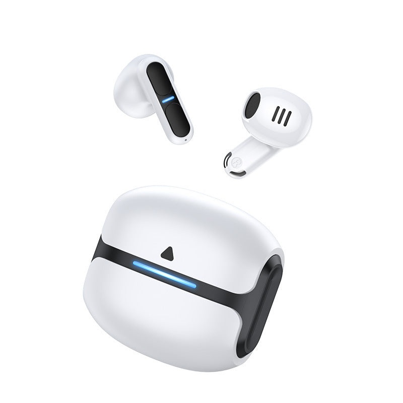 TWS Wireless Earbuds with Bluetooth 5.3 – 13mm Drivers, 21H Playtime, LED Charging Case(white)