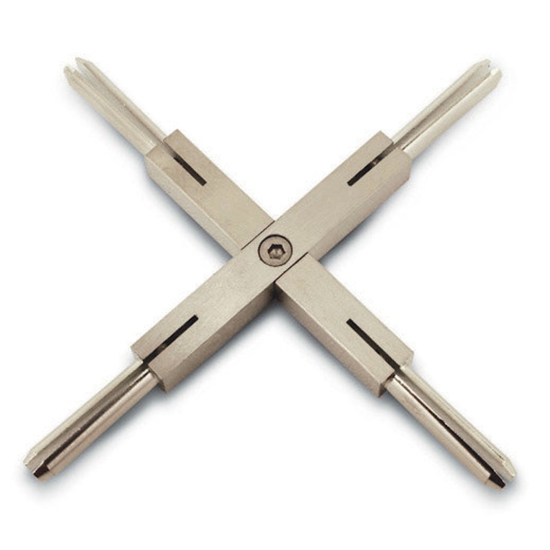 X-Connector in Satin Nickel Finish by Stone Lighting