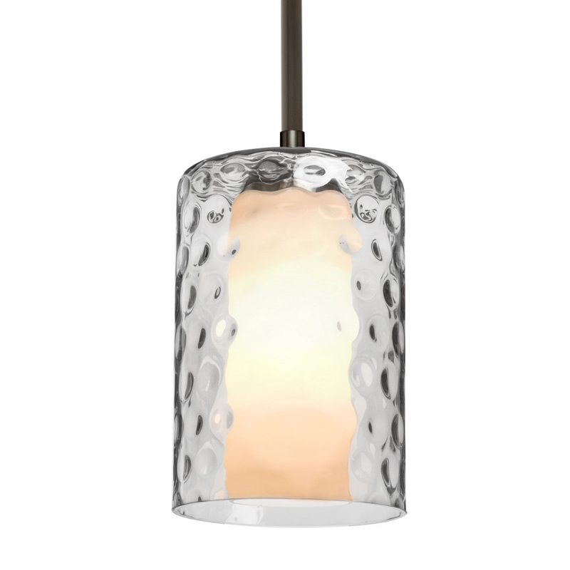 Besa 1TT-ESACL-BR Besa Esa Stem Pendant One Light Pendant Bronze