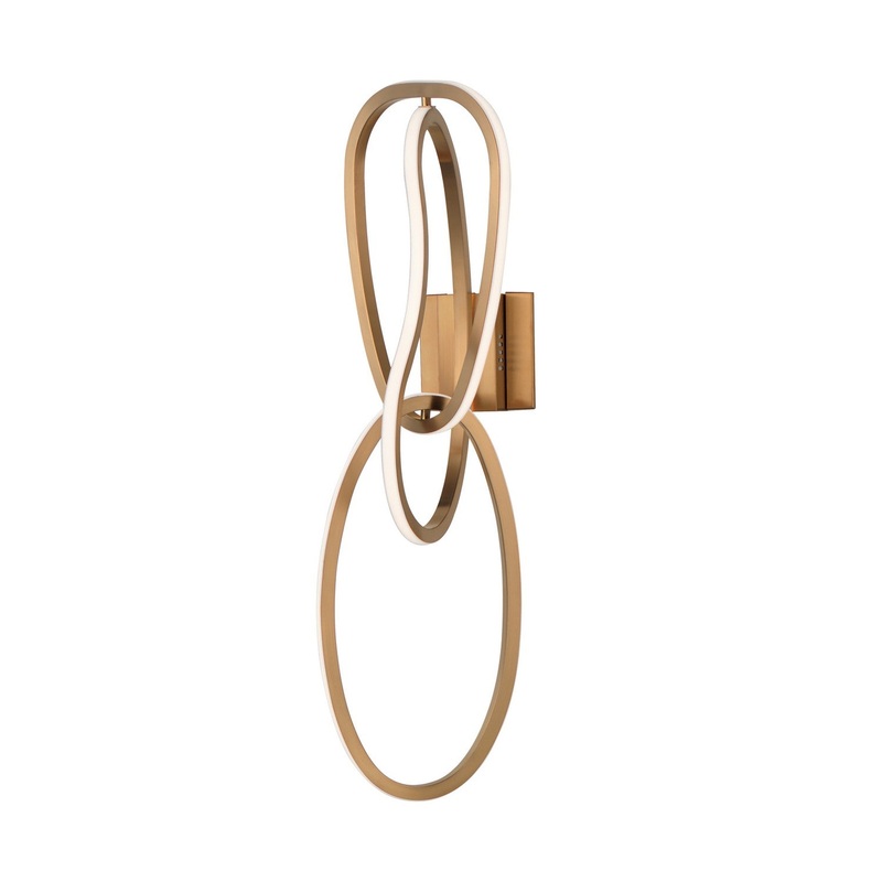 ET2 E24613-BCN Unity LED Wall Sconce Brushed Champagne