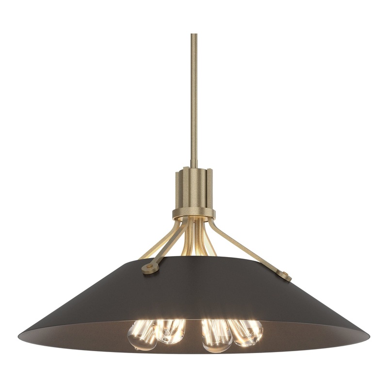 Henry Pendant Soft Gold Oil Rubbed Bronze