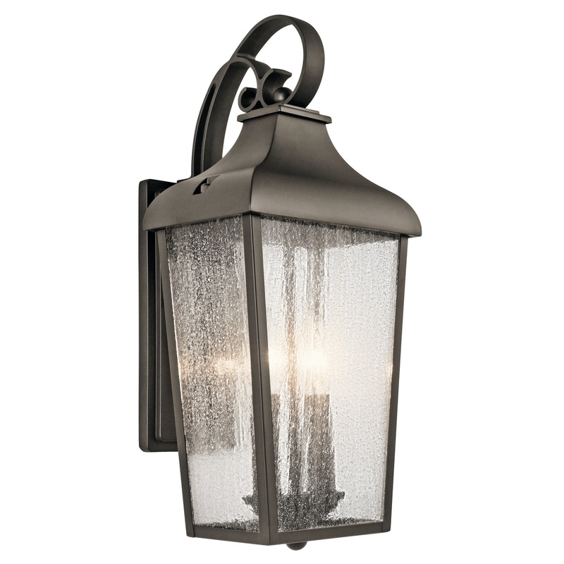 Kichler 49736OZ Two Light Outdoor Wall Mount, Olde Bronze