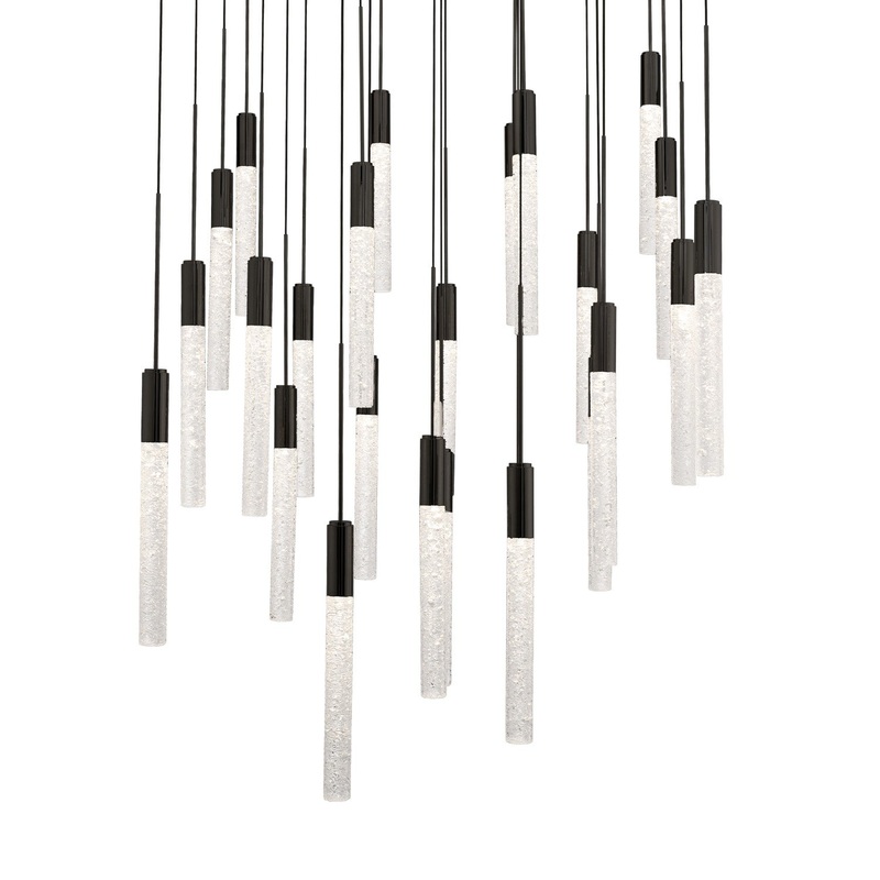 LED Pendant from the Magic Collection in Black Finish by Modern Forms