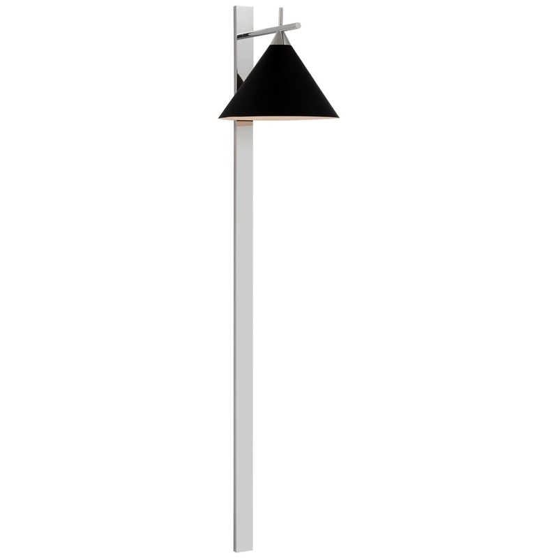 LED Wall Sconce from the Cleo Collection in Polished Nickel Finish by Visual Comfort Signature