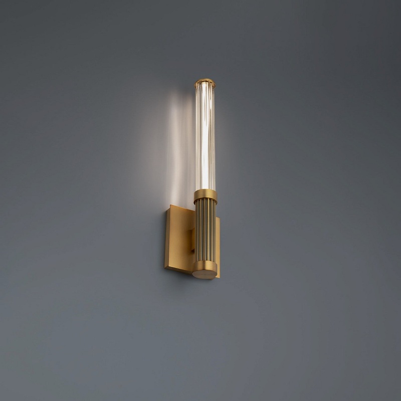 LED Wall Sconce from the Ribeye Collection in Aged Brass Finish by Modern Forms