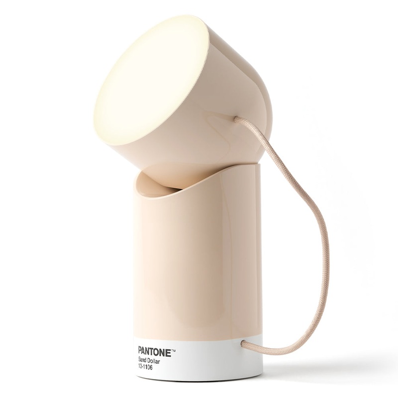 Lexon Orbe Portable Led Lamp With Moving Head PANTONE – Sand