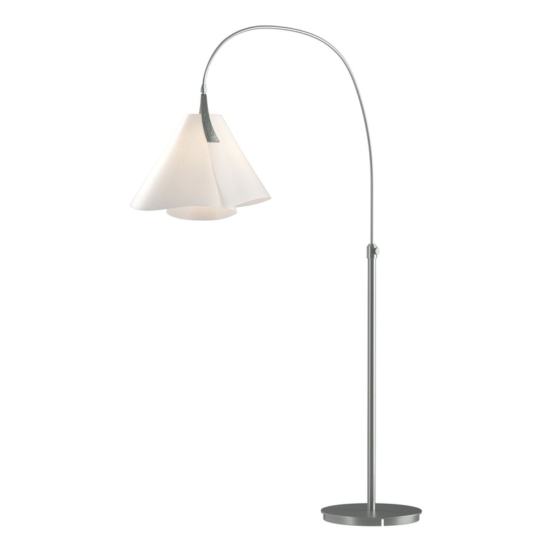 Mobius Arc Floor Lamp Vintage Platinum Spun Frost (SH)