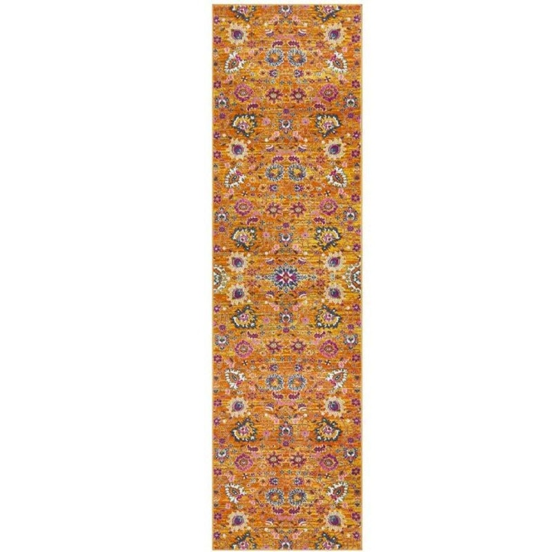 Babylon 210 Rust Runner by Rug Culture-500X80CM – RUNNER
