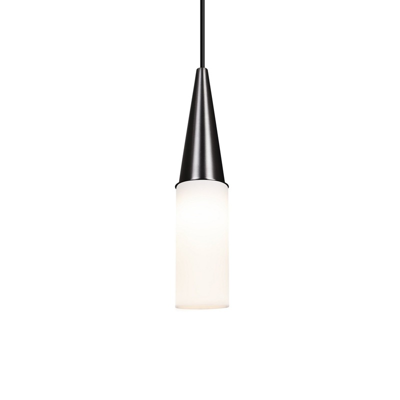 Besa 1JT-METRO12-LED-BK Besa Metro 12 Pendant One Light Pendant Black
