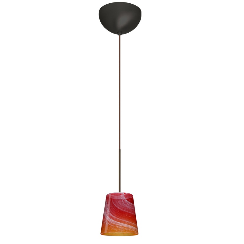 Besa 1XC-5131SL-LED-BR Canto One Light Pendant Bronze (Discontinued)