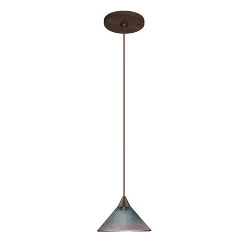Besa 1XP-117691-BR Kona One Light Pendant Bronze (Discontinued)