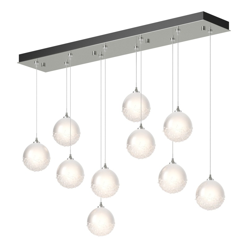 Fritz Globe 10-Light Pendant Sterling